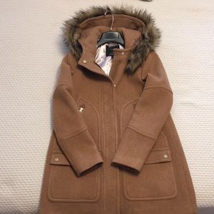 J.Crew Chateau Parka in Italian stadium-cloth wool. Unworn, tag attached